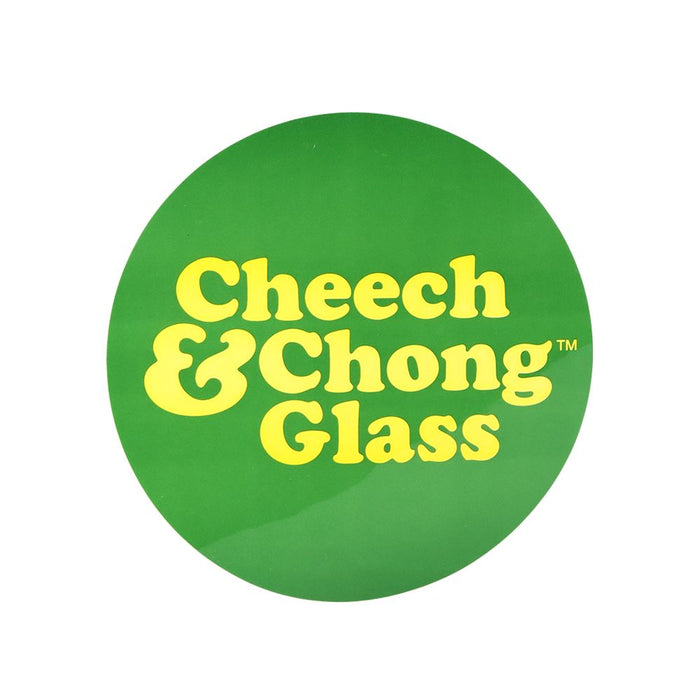 Cheech & Chong Glass Mandala Glow Glass Beaker Bong - 10"