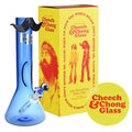 Cheech & Chong Glass Moustache Ride Beaker Water Pipe - 12"