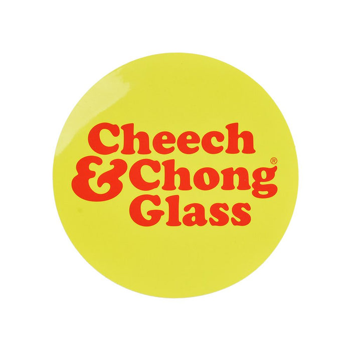 Cheech & Chong Glass Moustache Ride Beaker Water Pipe - 12"