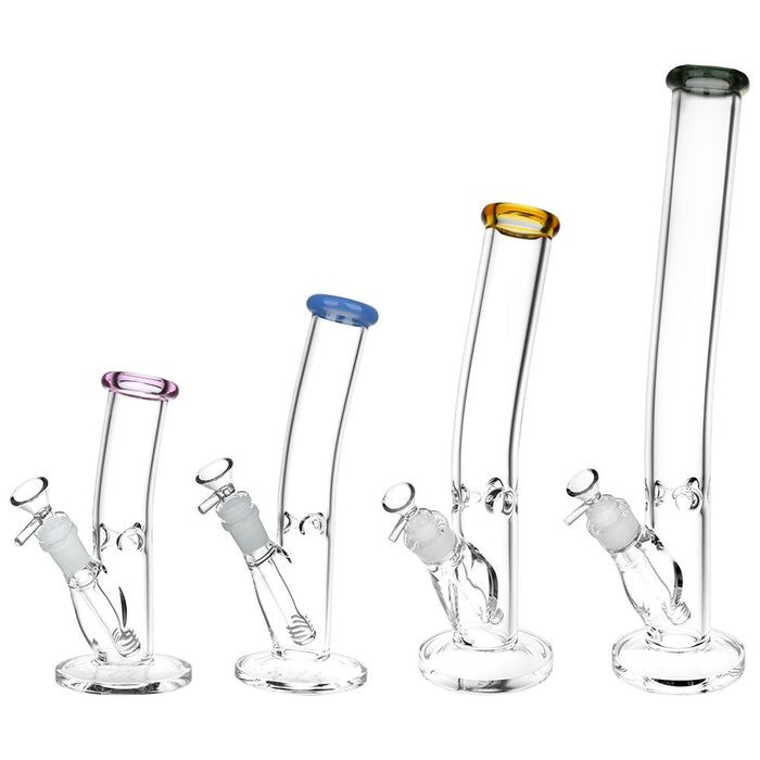 Set of Classic Bent Neck Straight Tube Bongs