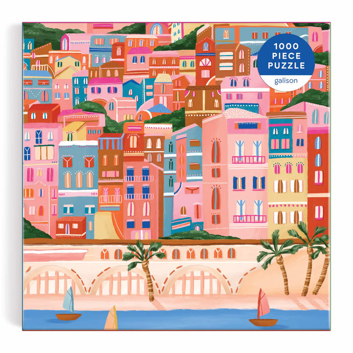 Colors Of The French Riviera 1000 Piece Puzzle in Square Box Millie Putland