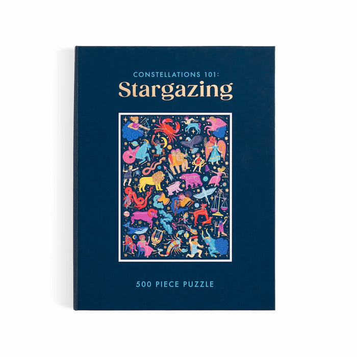 Constellations 101: Stargazing 500 Piece Book Puzzle Caitlin Keegan