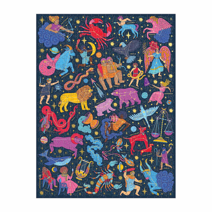 Constellations 101: Stargazing 500 Piece Book Puzzle Caitlin Keegan