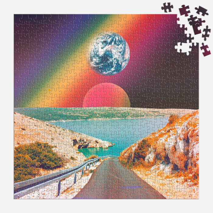 Cosmic Rainbow 500 Piece Puzzle 500 Piece Puzzles Nidera