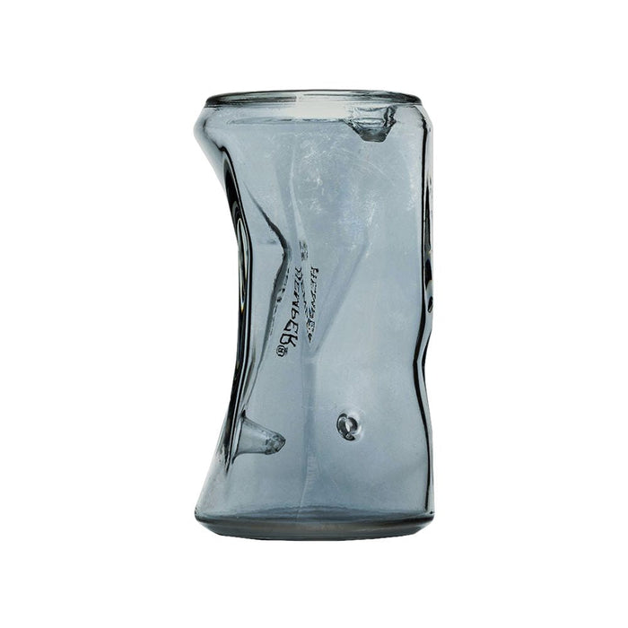 Crushed Can Glass Hand Pipe - 4.5"