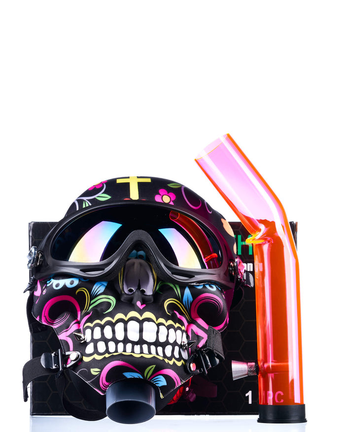 Day of The Dead - Gas Mask Bong WorldofBongs