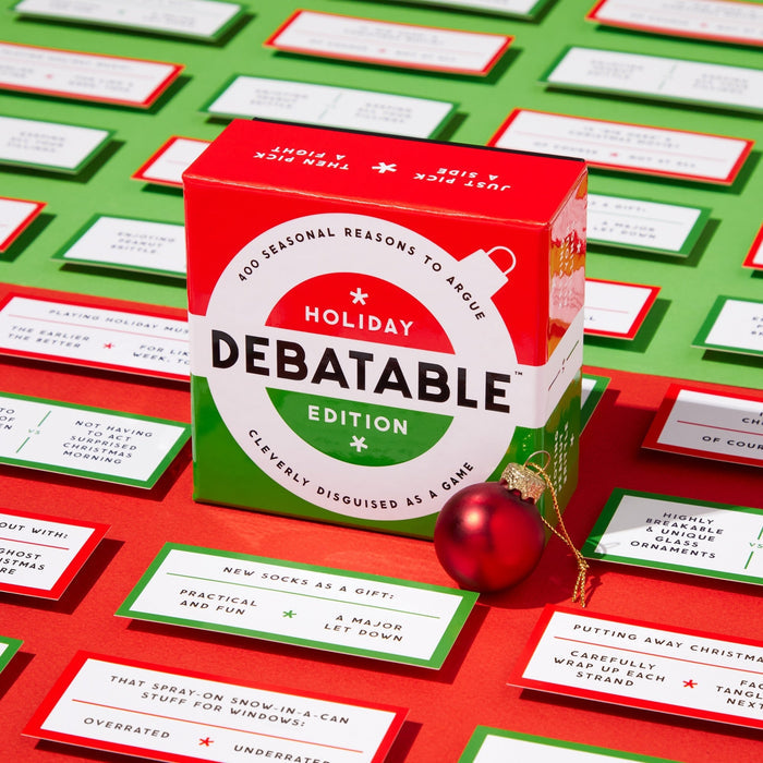 Debatable Holiday Edition Social Game Games Brass Monkey Goods