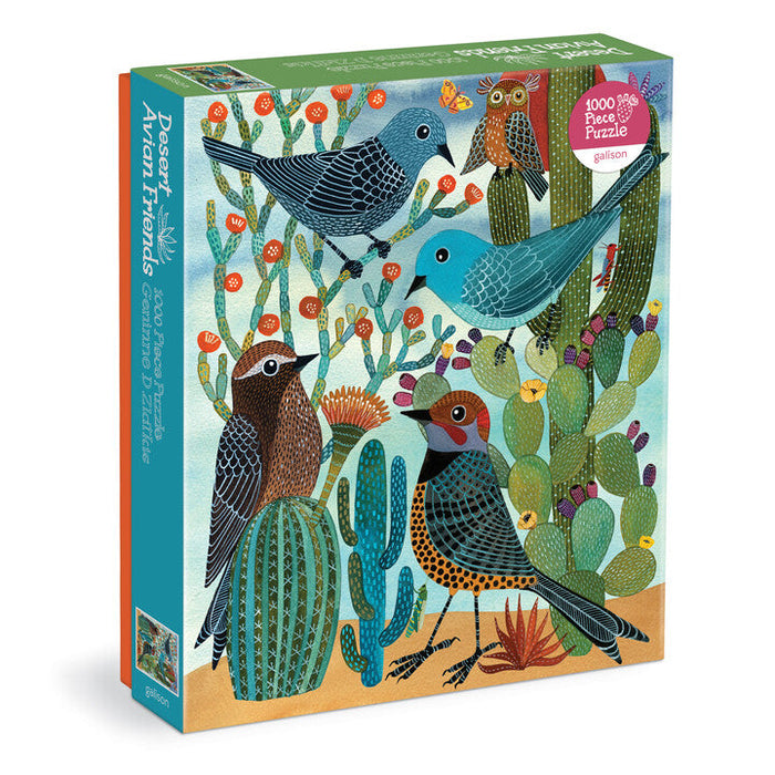 Desert Avian Friends 1000 Piece Puzzle Puzzles Geninne Zlatkis