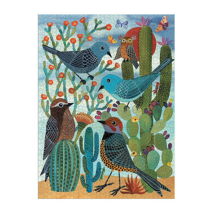 Desert Avian Friends 1000 Piece Puzzle Puzzles Geninne Zlatkis