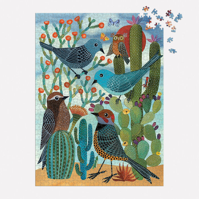 Desert Avian Friends 1000 Piece Puzzle Puzzles Geninne Zlatkis