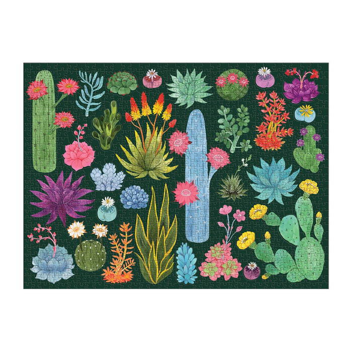 Desert Flora 1000 Piece Puzzle with Shaped Pieces 1000 Piece Puzzles Galison