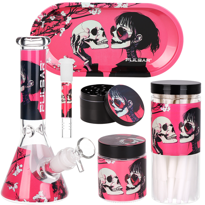 Design Series Beaker Bong Smoker's Kit | 7.75"