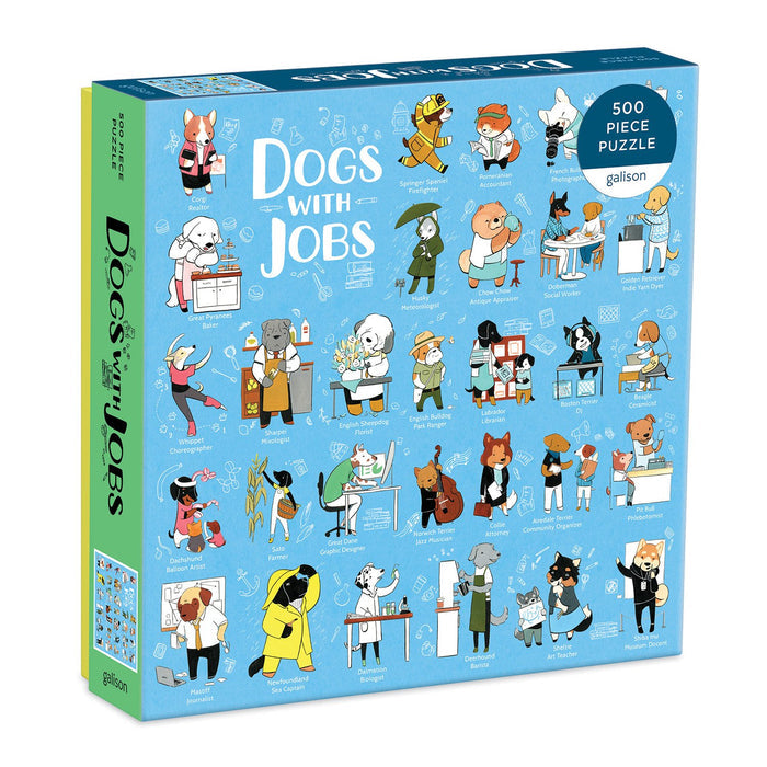 Dogs With Jobs 500 Piece Jigsaw Puzzle 500 Piece Puzzles Galison