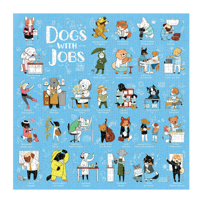 Dogs With Jobs 500 Piece Jigsaw Puzzle 500 Piece Puzzles Galison
