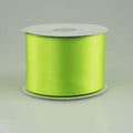 Double Faced Satin Ribbon, 2-1/2-inch, 25-yard, Apple Green