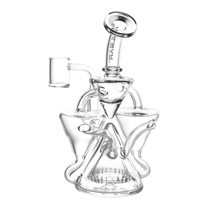 Dual Recycler Glass Dab Rig