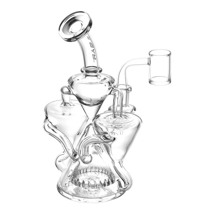 Dual Recycler Glass Dab Rig