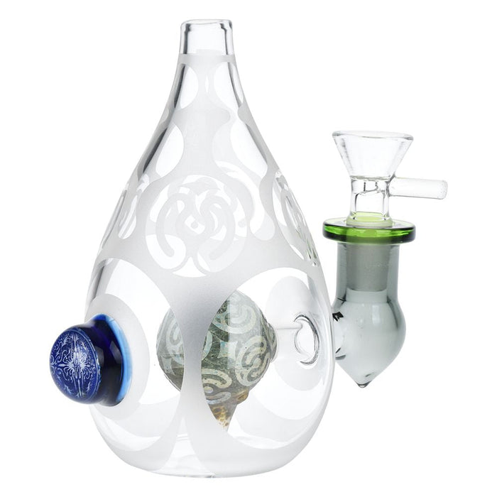 Eggcellent Etched Glass Bong
