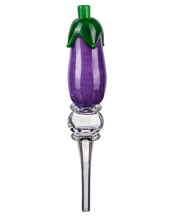 Eggplant Honey Straw