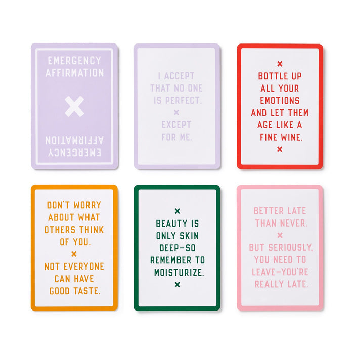 Emergency Affirmations for Exceptionally Stupid Days Card Deck Card Games Brass Monkey
