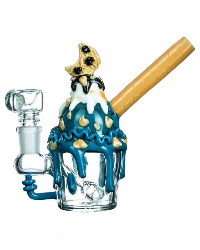 Check Out the Cookie Monster Sundae Mini Bong from Empire Glassworks