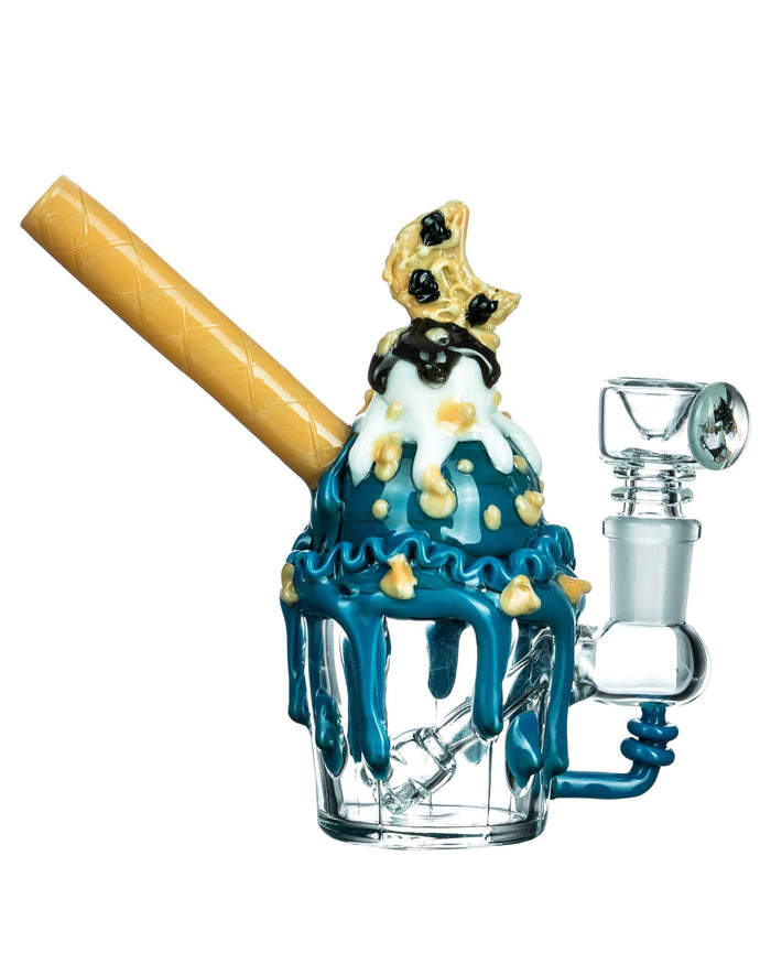 Empire Glassworks Cookie Monster Sundae Mini Bong