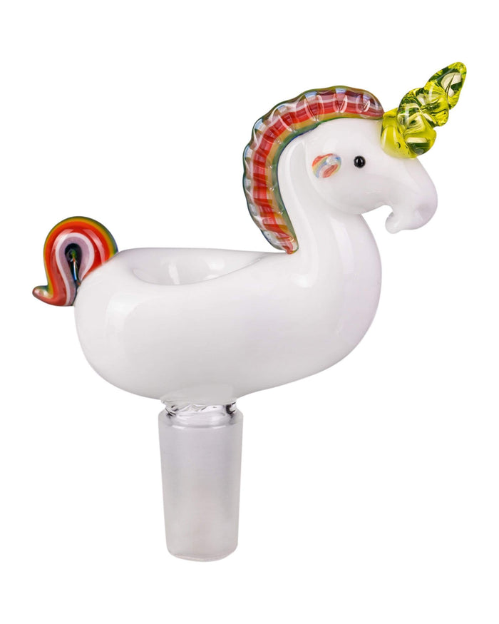 Empire Glassworks UV Horned Unicorn Bowl Empire Glassworks