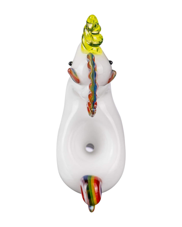 Empire Glassworks UV Horned Unicorn Bowl Empire Glassworks