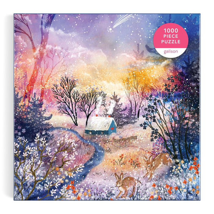 Enchanted Snowfall 1000 Piece Puzzle Jigsaw Puzzle Laivi Põder
