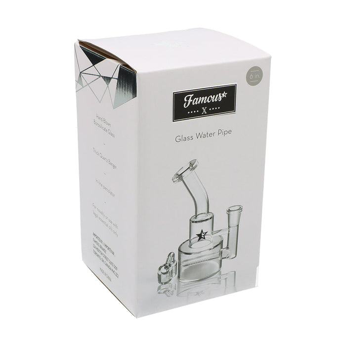 Famous X 6" Stack Percolator Dab Rig