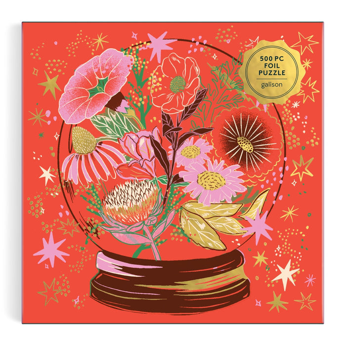 Flower Gazing 500 Piece Foil Puzzle Jigsaw Puzzle Florencia Fuertes