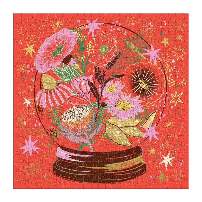 Flower Gazing 500 Piece Foil Puzzle Jigsaw Puzzle Florencia Fuertes