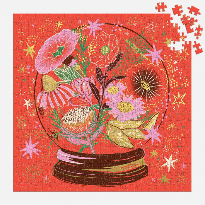 Flower Gazing 500 Piece Foil Puzzle Jigsaw Puzzle Florencia Fuertes