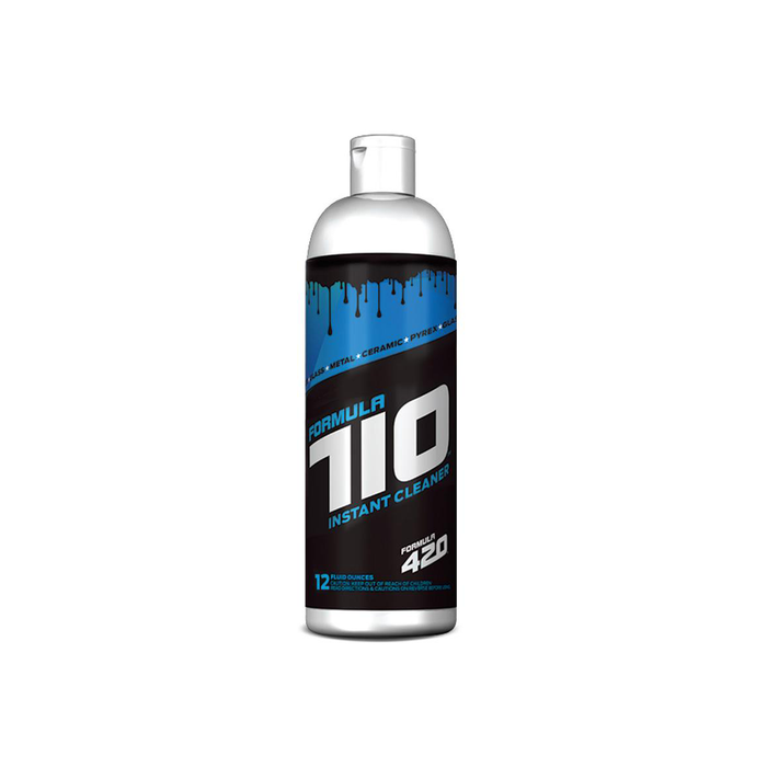 Bottle of Formula 710 Dab Wax Instant Cleaner 12oz on a white background