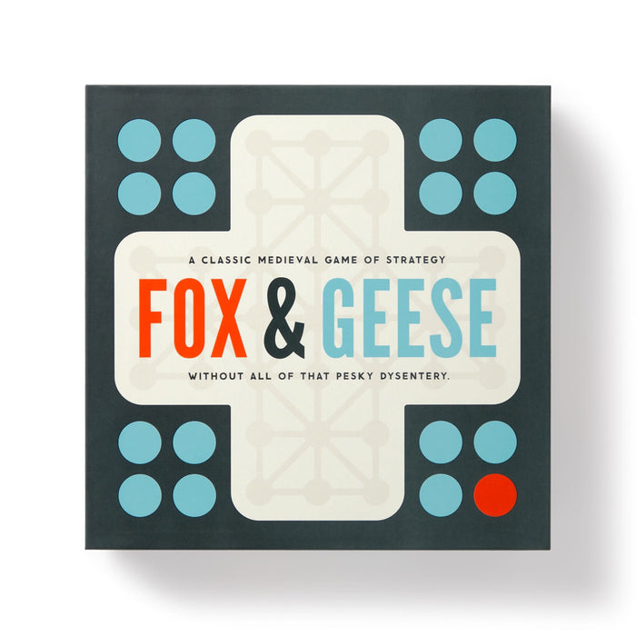 Fox & Geese Game Set Board Games Brass Monkey