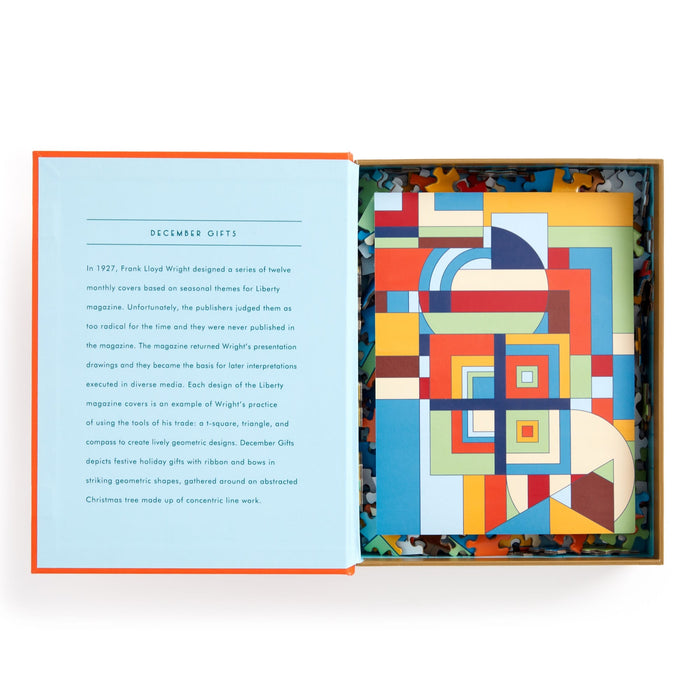 Frank Lloyd Wright December Gifts 500 Piece Book Puzzle 500 Piece Puzzles Frank Lloyd Wright Foundation