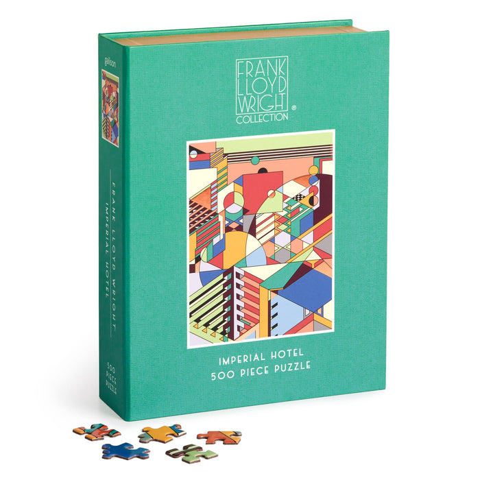 Frank Lloyd Wright Imperial Hotel 500 Piece Book Puzzle 500 Piece Puzzles Frank Lloyd Wright Foundation