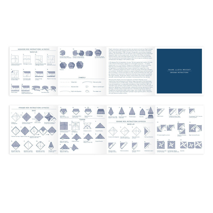 Frank Lloyd Wright Origami Kit Origami Kit Frank Lloyd Wright