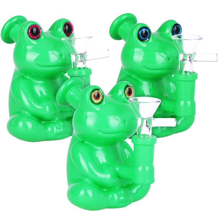 Froggy Glass Bong - 4.25"
