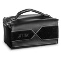Fur esrog bag in black, fits a cardboard esrog (אתרוג) box inside, for Sukkos