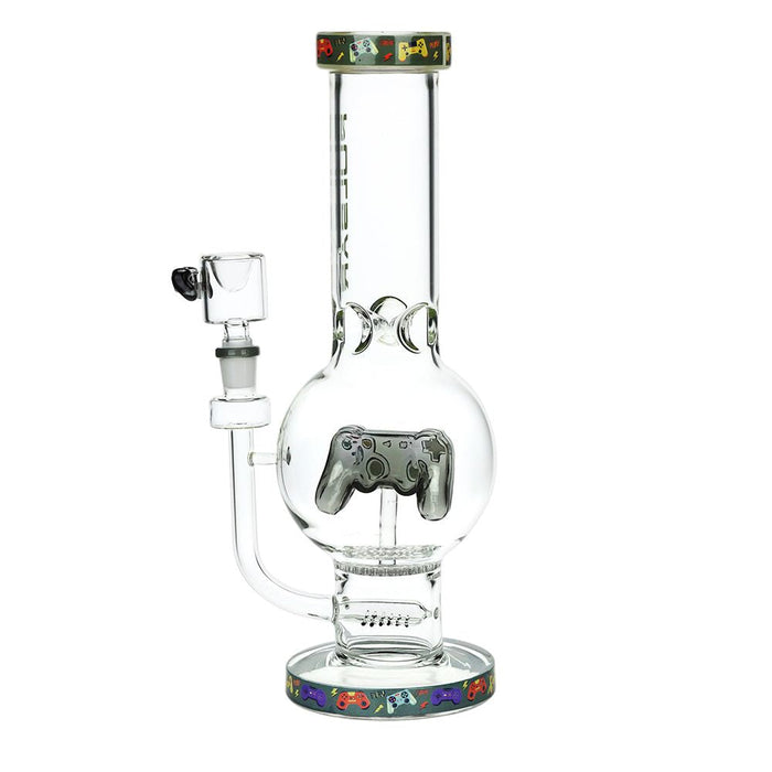 Game Time Bubble Base Glass Bong - 12.5"