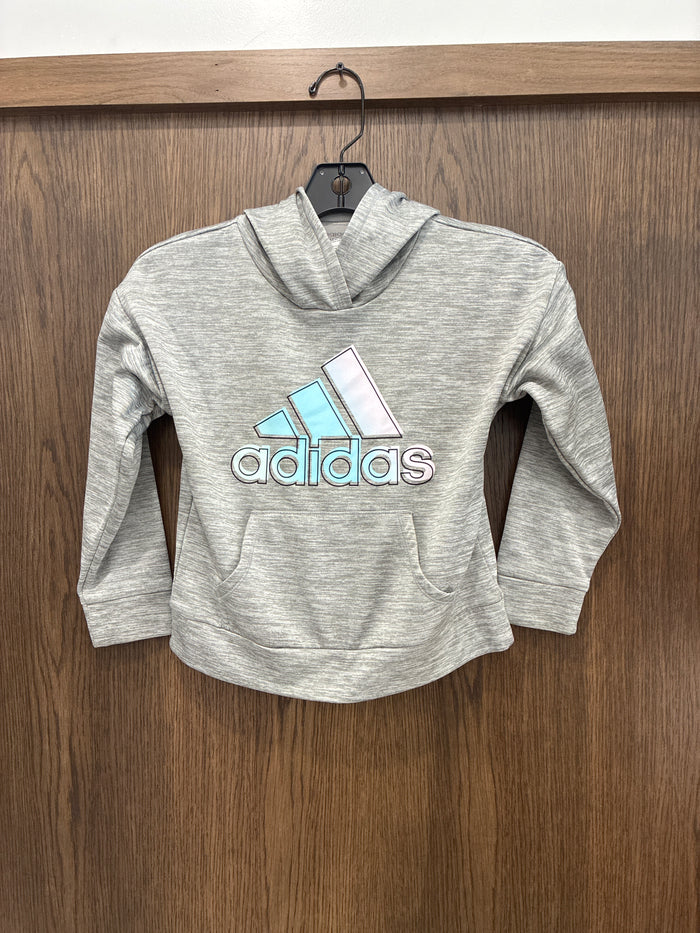 Girls Adidas hooded sweatshirt size 6