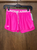 Girls under Armour Play Up Shorts YM Youth Medium 10/12 New Condition