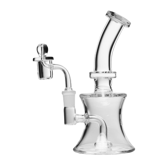 Clear glass Dabbing kit water pipe