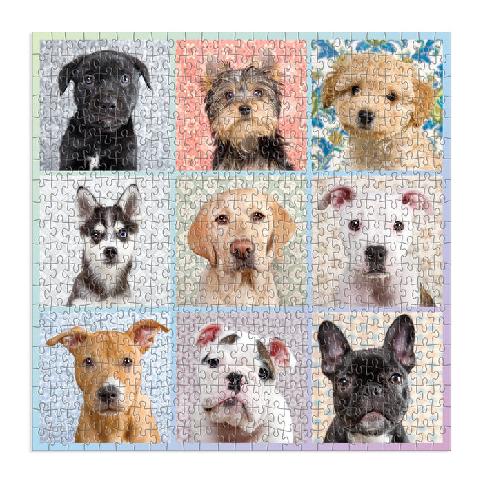 Good Puzzle Co. Dog Portraits 500pc Puzzle 500 Piece Puzzles Galison