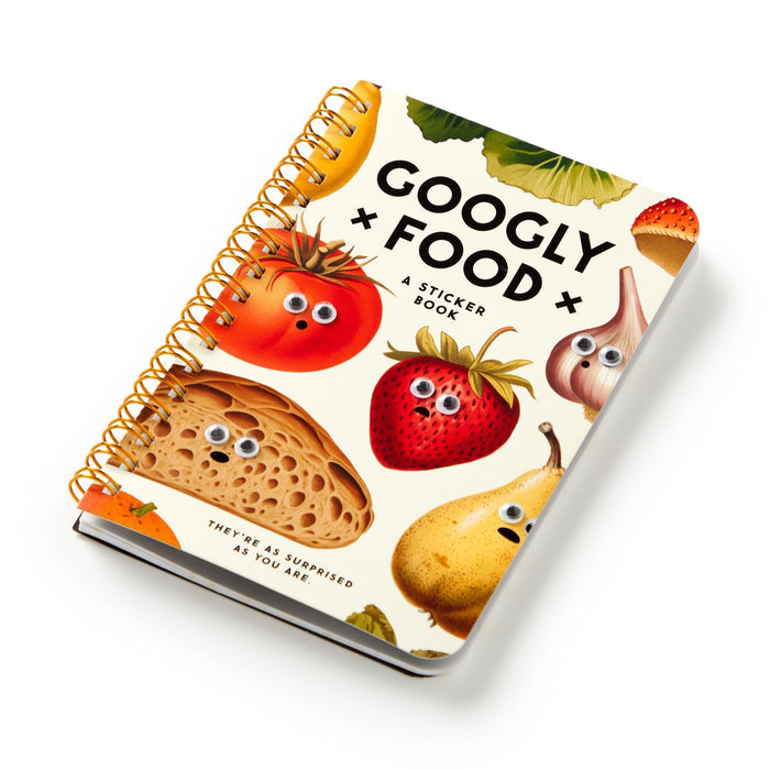 Googly Food Sticker Book Stickers Brass Monkey Goods