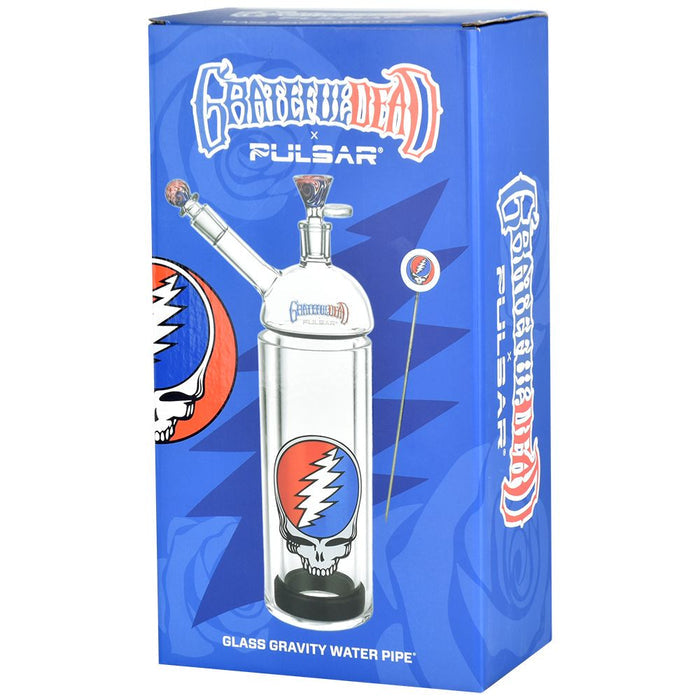 Grateful Dead x Pulsar Glass Gravity Water-pipe - 12.25"