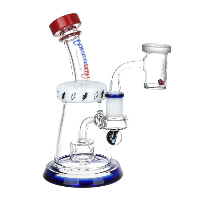 Grateful Dead x Pulsar Lightning Bell Dab Rig Set - 7.5"
