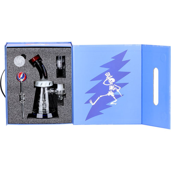 Grateful Dead x Pulsar Lightning Bell Dab Rig Set - 7.5"