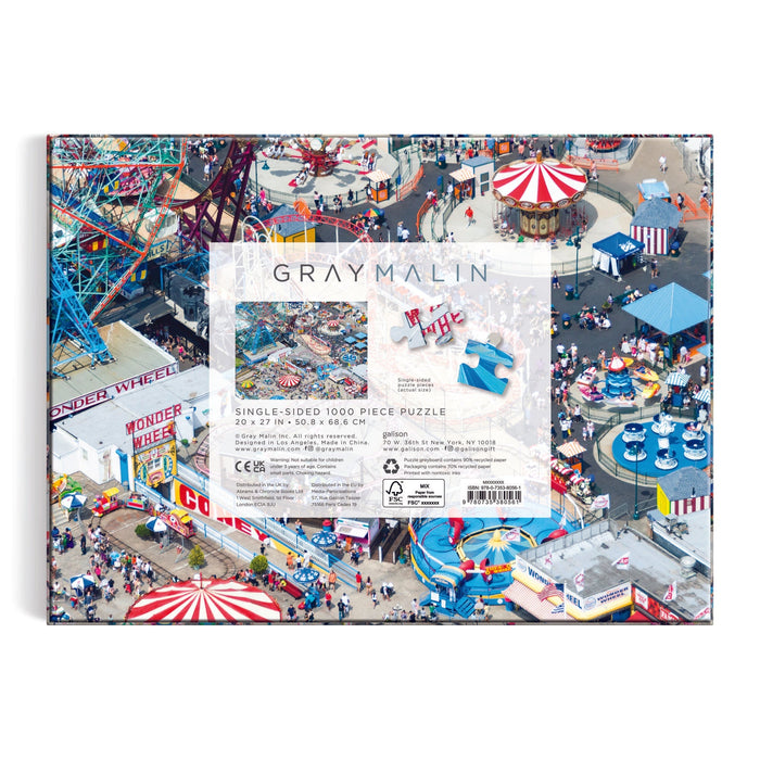 Gray Malin 1000 Piece Puzzle Coney Island 1000 Piece Puzzles Gray Malin